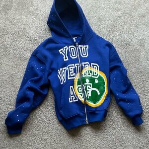 Blue WeirdoWorld Zipup
